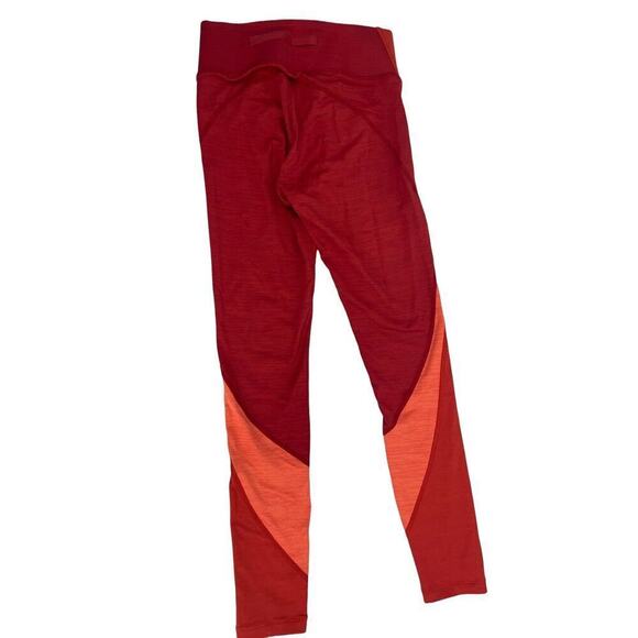 Outdoor Voices Womens Red Orange Ankle Athletic Leggings Size XS Contrast 25" - Picture 7 of 9
